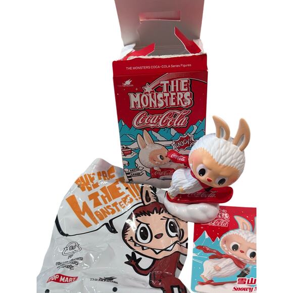 Pop Mart The Monsters Labubu X CocaCola Figurine Blind Box-Snowy Mountain - Picture 14 of 15
